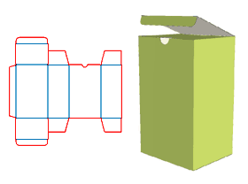 Packaging carton design, international standard corrugated carton, double insert box, display packaging, transport packaging
