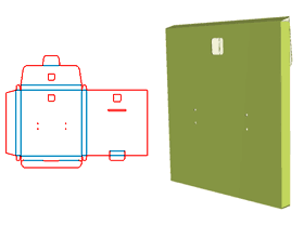 Double box, lid flip lock, bottom lock, aircraft box, upper and lower intubation box, color box, cardboard corrugated paper pit paper box