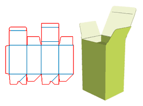 Tubular box extension structure, cosmetics packaging structure design, small household appliance packaging design, daily necessities packaging structure