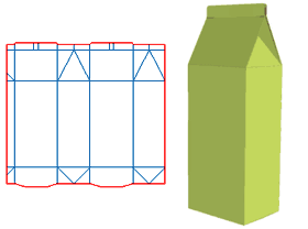 Milk Carton Packaging,Beverage packaging design