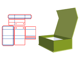Inside and outside the box gray plate V slot, V slot gift box, manual box, flip gift box, cardboard box, gift box, hardcry box, magnet box