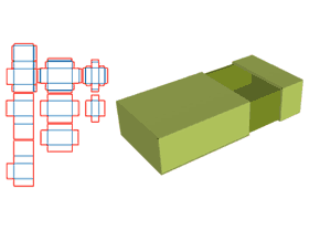 Drawer five-sided seal, 3 boxes, two head covers, inner box outer box V slot, inner mounting