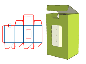 Top cover tongue-in-groove structure,The bottom is self-adhesive, bottom-stick color box ,Aircraft box,color box, paper corrugated paper box, packaging structure design, packaging box structure, p